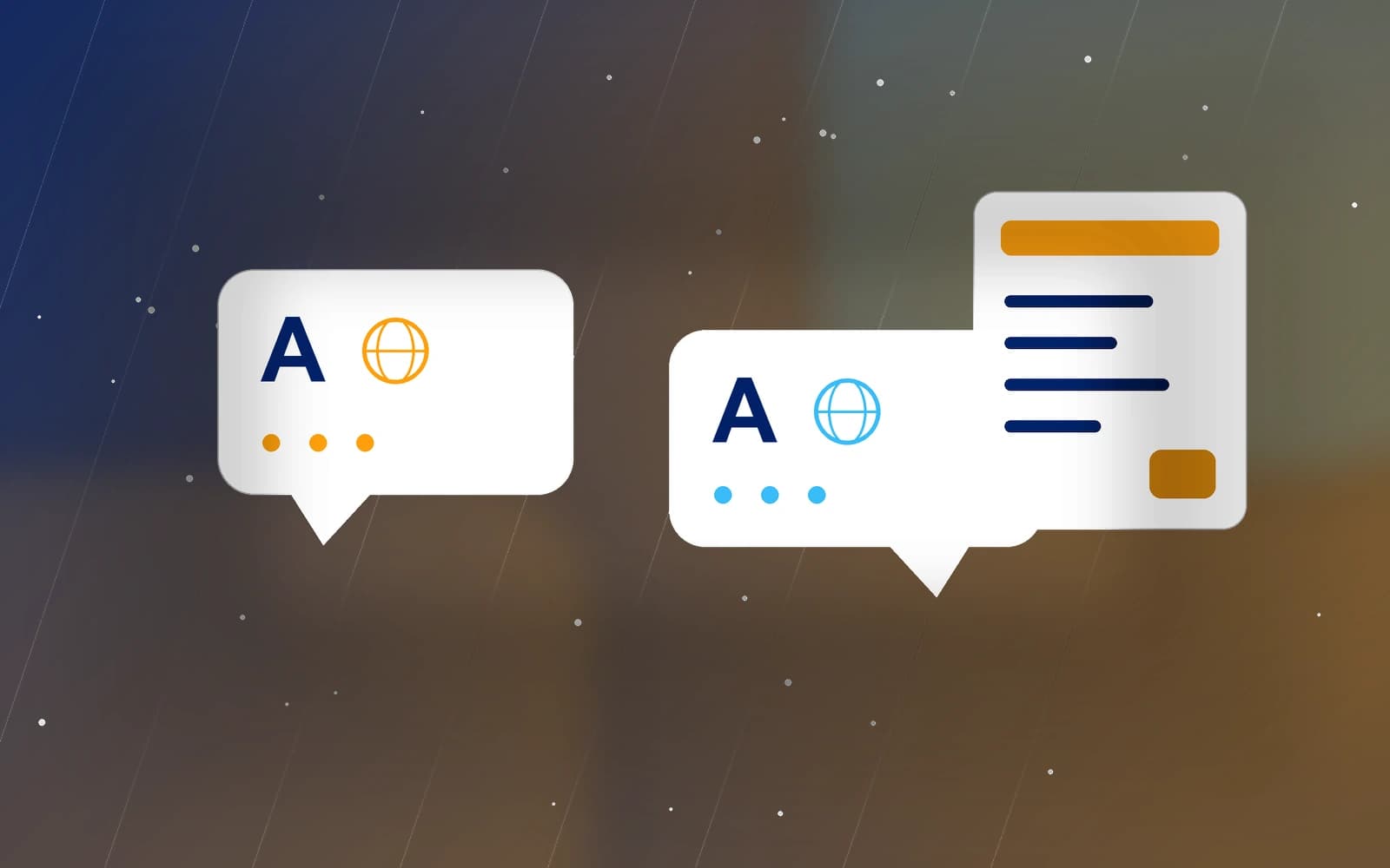 Blue Aphamea visual for translation workflows